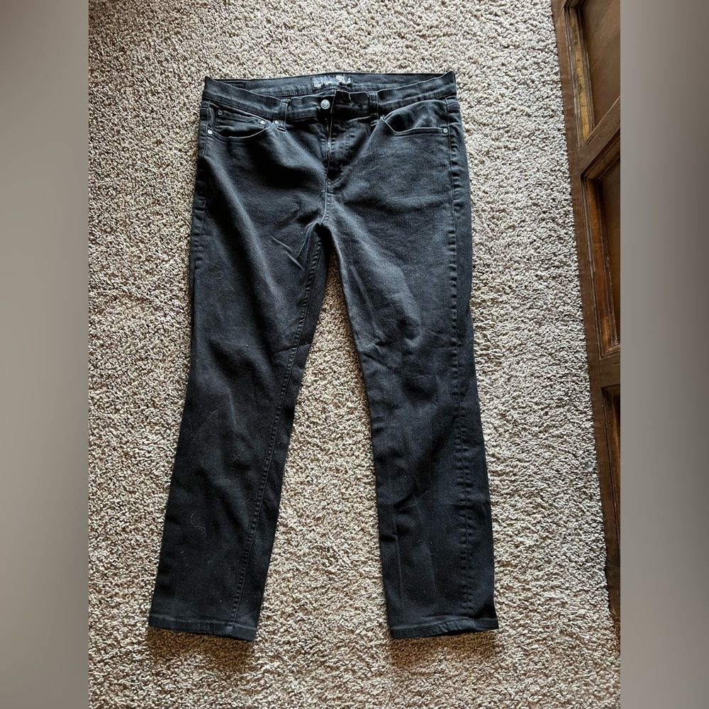 RSQ Seattle Skinny Taper Black Jeans 36x30